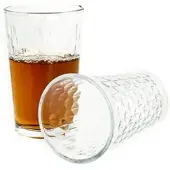 Almina 6er Set Teegläser Trinkglas Saftglas Wassergläser-Set aus Glas transparent