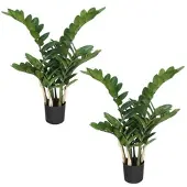 Creativ Green künstliche Pflanze Zamifolia, 70cm, 2er Set