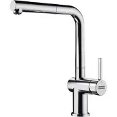 Franke Niederdruck Armatur ACTIVE L Window CHROM mit Zugauslauf / Einhebelmischer