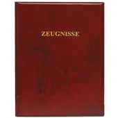 Roth Zeugnismappe 88503, A4, Ringbuch, erweiterbar, dunkelrot