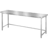 GOLDINOX Edelstahl-Arbeitstisch Bar 2000x500 mm mit Verstärkung PREMIUM -