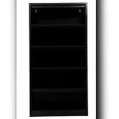 Proregal Prospektschrank Owl | HxBxT 195x100x42 cm | Schwarz