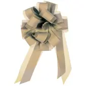 Roth Star Ziehschleife mit Tüll weiß 10er Box Ø19cm