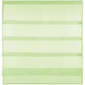 Bestlivings Bistrogardine Raffoptik mit Stangendurchzug Sky 100 cm x 110 cm Grün