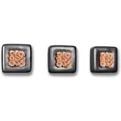 Flowerbox 3er-Set Infinity-Bloom Chest - anthrazit/rosé - 16x16 cm