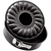 Eva Easy clean, 18 cm Kuchenform, Krapfenform mit Antihaft-Öffnungsscharnier