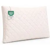 EXKLUSIV HEIMTEXTIL Nackenstützkissen ergonomisch 50x30x11 cm – Orthopädisches Memory Foam, Nackenkissen gegen Nackenschmerzen, waschbarer Bezug, Kopfkissen für Seiten-