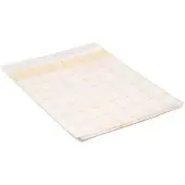 LTITEX Geschirrtücher 50x70 cm aus Halbleinen, kariert gelb-weiss. 10er Set -