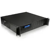 Techly I-CASE IPC-240L, Rack, Server, Schwarz, micro ATX, Mini-ITX, Metall, 2U