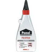 Ponal Holzleim fix & fest Kunststoff-Flasche 500g Packung mit 10 Stück