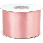 Creativery 50mm Satinband 25m Schleifenband Geschenkband Dekoband Breites Stoffband Lachs