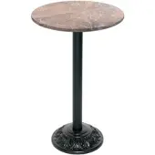 Restootab - Stehtisch Versailles √ò60cm Dekor griechischer Marmor