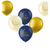 Folat Ballons Eid Mubarak 33cm - 6 Stück