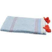 My Hamam Hamamtuch für Strand und Wellness 90x150 cm hellblau rot