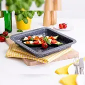 CHG Auflaufform QUADRO Granito antihaftbeschichtet