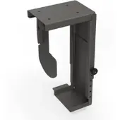 TecLines TPH002B Thin Client PC Halterung Untertisch 30-110 mm, schwarz