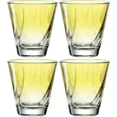 Leonardo Tumbler Twist Gelb 215 ml (4er-Set)