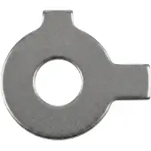 Industrial Quality Supplies DIN 463 Flache Scheibe Stahl 31mm galvanisch verzinkt mit 2 Lappen 50 Stk