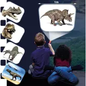 Brainstorm Products Latarka i Projektor Dinozaury Muzeum Historii
