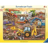 Ravensburger Rahmenpuzzle Baustelle 35 Teile