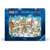 Ravensburger Erwachsenenpuzzle 1000 Teile - Weihnachtsdorf