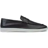 Omnio Milan Slipper für Herren, dunkelbraunes Leder
