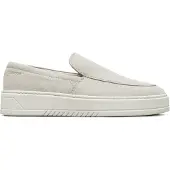 Hinson Miller Slipper-Schuhe für Herren, beige, aus Wildleder