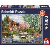 Schmidt Spiele 58985 Haus am See Puzzle, 1.000 Teile, 1000 Stück(e), andere, 12 Jahr(e)