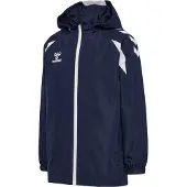 Hummel Hmlcore 2.0 Allwetterjacke für Kinder - marineblau/weiß, Größe: 140