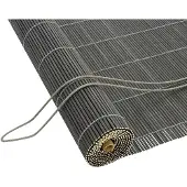 vidaXL Rollo Grau 90 x 220 cm Bambus