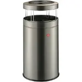Wesco BIG ASH Standascher in GRAPHIT inklusive 120 Liter Abfallvolumen / Mülleimer / Ascher