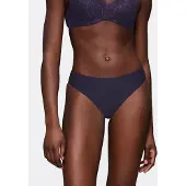 Triumph Slip "Body Make-Up Illusion Lace" florale Stretch-Spitze, hoher Beinausschnitt, weiche Microfaser