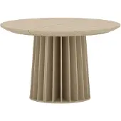 Ebuy24 Dope Esstisch Ø120/210 cm mit Auszug Natur.