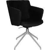 Topstar Besuchersessel SFH 1.0 schwarz edelstahl, Optik matt Stoff 58,0 x 66,0 x 87,0 - 90,0 cm, 1 St.