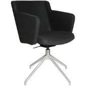 Topstar Besuchersessel SFH 1.0 anthrazit edelstahl, Optik matt Stoff 58,0 x 66,0 x 87,0 - 90,0 cm, 1 St.