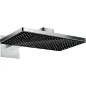 Hansgrohe Rainmaker Select, Fester Duschkopf, Schwarz, Chrom, Zimmerdecke