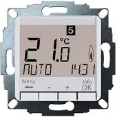 Eberle UP-Uhrenthermostat als Raumregler AC 230V, programmierbar