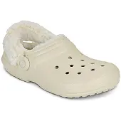 Crocs Pantoletten Classic Fleece Lined Clog Quartz 211396 Beige