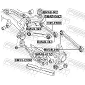 FEBEST 1925-E90R Querlenker Hinten Hinten der Achse für BMW 3 Touring (E91)
