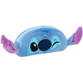 Grupo Erik Disney, Federmäppchen Plüsch Stitch Polyester weich strapazierfähig, Himmelblau