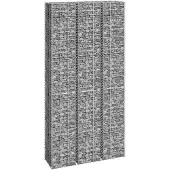 vidaXL Gabionen-Hochbeete 3 Stk. 30x30x200 cm Eisen