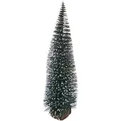 BURI LED Deko Tannenbaum beschneit 50cm Weihnachtsbaum Weihnachtsdeko Tischdeko Baum