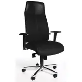 Topstar Bürostuhl High Sit Up, SU39T BG0 Stoff schwarz, Gestell chrom