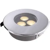 Deko-light 100111 Bodeneinbauleuchte Flat II WW , Silber