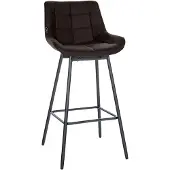 CLP Barhocker Weston Schwenkbar braun/Kunstleder