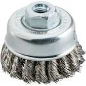 Bekina 623804000, Topfbürste, Jede Marke, 6,5 cm, Silber, M10, 0,5 mm