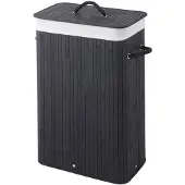 Sealskin Bamboo Laundry basket Black