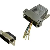 Bkl Electronic 10121123 Adapter D-SUB-Stecker 15pol. - RJ45-Buchse 1 St. Single