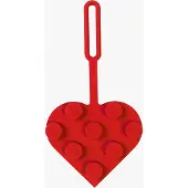 LEGO 3x3 Herz Taschenanhänger in Rot