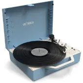 Victrola Re-Spin Kofferplattenspieler Hellblau